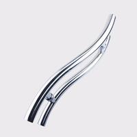 S type stainless steel door handle for tempered glass door -A850
